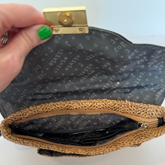 OLIVIA + JOY woven Straw Crossbody Bag - Picture 4 of 9
